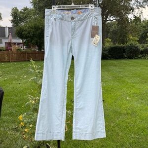 NWT ~ Anthropologie Pilcro and the letterpress Sky Blue Wide Leg Cotton Pants